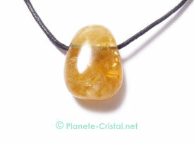 Pendentif pierre aragonite extra