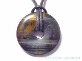 Pendentif donut oeil de Faucon 