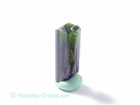 Tourmaline verdelite brut baguette 