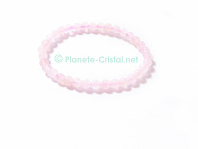 Bracelet pierre enfants en quartz rose