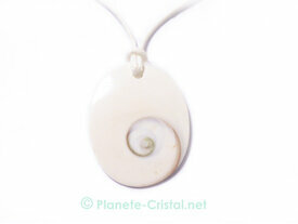 Pendentif Shiva oeil de Sainte Lucie 