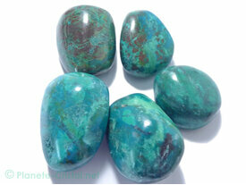 Chrysocolle mini galet pierre polie Extra