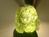 Belle qualit transparente de cette moldavite de Tchquie 