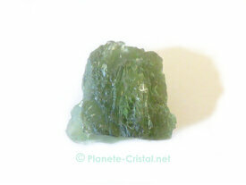 Tectite moldavite pierre 