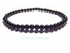 Bracelet fin en onyx noir naturelle en boules