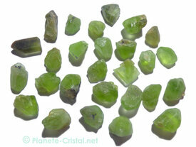 Peridot pierres véritables