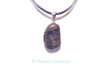 Pendentif pierre prcieuse saphir poli surargent massif