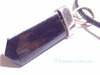 Bijou tourmaline brune-marron serti par virole et blire en argent massif