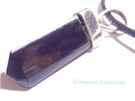 Pendentif tourmaline brune dravite
