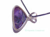 Montage argent cabochon pierre de sugilite violet vritable