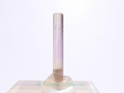 Belle tourmaline transparente brute melon d'eau