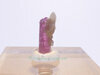 Tourmaline brute sur gangue naturelle en pointe prismatique