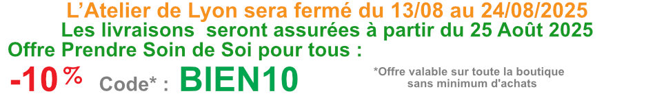 Offre réduction -10% : Prendre Soins de Soi 